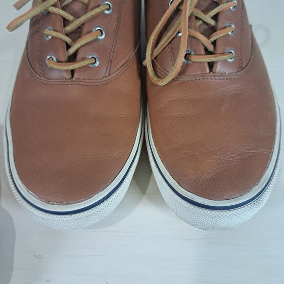 Sperry Men's Striper CVO Brown Leather Casual Shoe SIze 11.5 - Picture 4 of 13